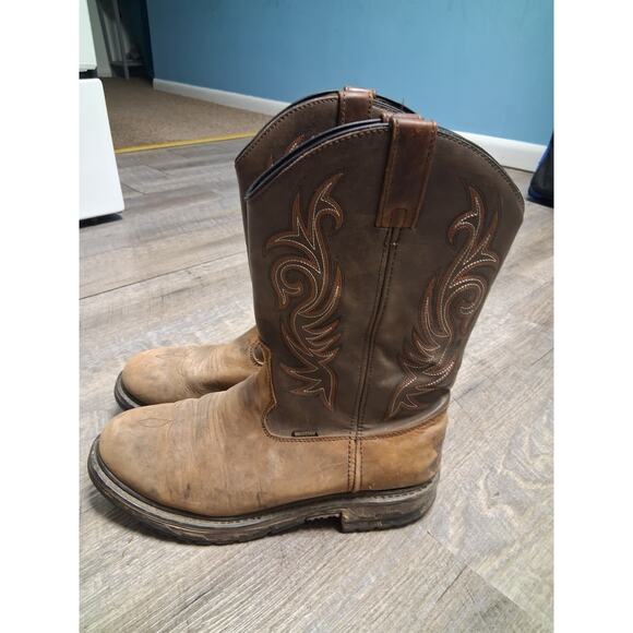 Laredo Western Cowboy Waterproof Boots Men SZ 12ew Cheyenne 68112 Leather Hammer main image 16